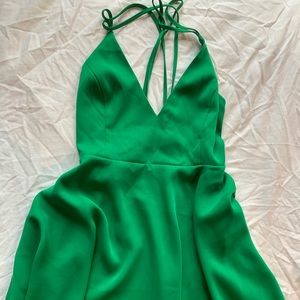 Green summer dress